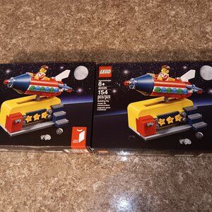 Lot of Two NEW LEGO IDEAS 40335 Space Rocket Ride Promo Set SEALED